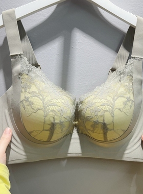 果胶裸感无侧骨零感罩调整型聚拢按摩CD罩大胸托胸收副乳调整5129