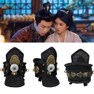 折腰影视剧同款男主束发发冠纯手工古铜复古头饰汉服妆造摄影道具