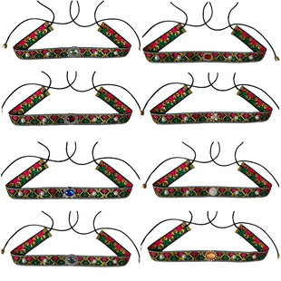 老太君发饰提花织锦宋制古风圆领抹额女抹额抹额古装汉服搭唐发带