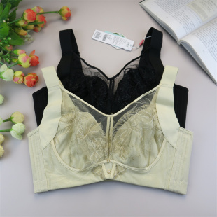 透气全罩杯大胸显小内衣收副乳胸罩女 文胸CD杯薄款 正品 FLOWER新款
