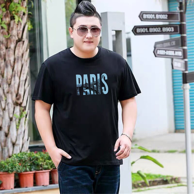 加肥加大码男装短袖上衣