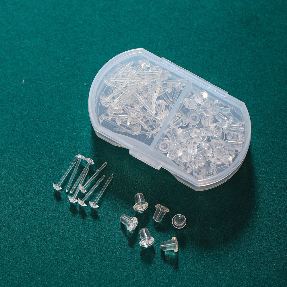 医学级透明豆豆30根装耳棒耳钉学生女百搭耳棍隐形透明耳棒直棒,饰品/流行首饰/时尚饰品新,耳钉,淘宝优惠券,粉丝福利购,淘宝优惠卷