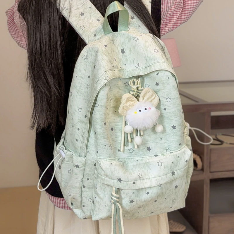 书包女韩版大学生高中生初中生超轻便双肩包小众简约少女旅行背包