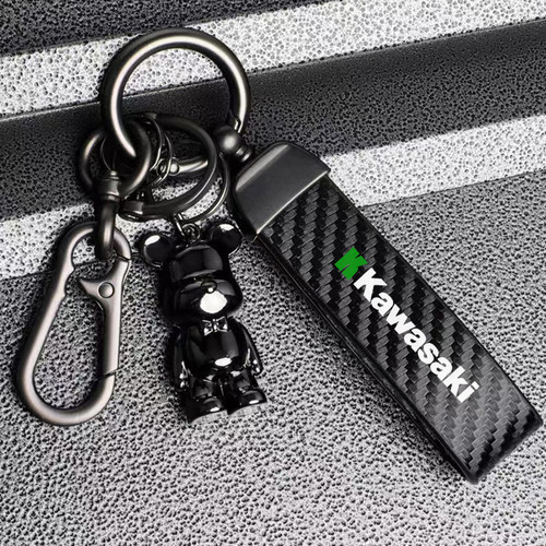 川崎碳纤纹高端时尚钥匙扣