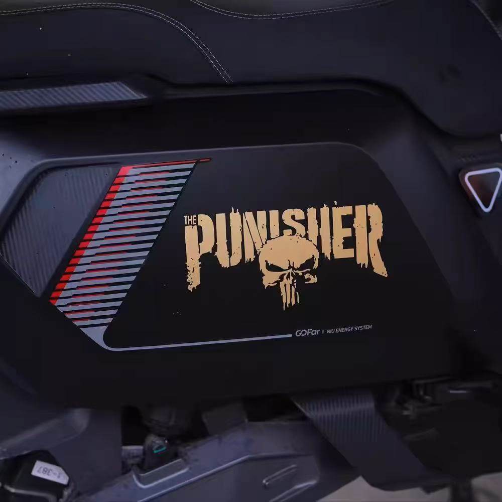 适用NXT NX小牛电动车贴纸复古惩罚者拉花贴纸车身装饰贴改装车贴,摩托车/装备/配件,贴纸/贴膜,淘宝优惠券,粉丝福利购,淘宝优惠卷