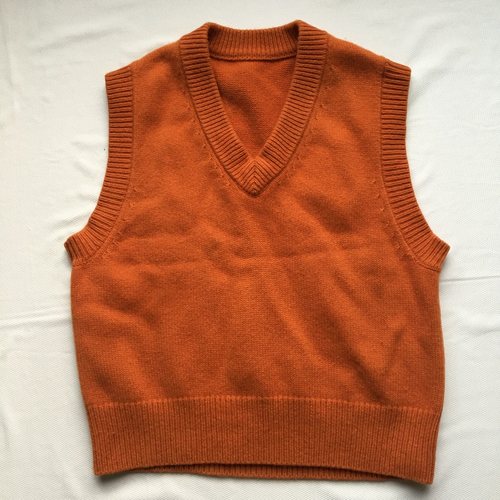 百分百羊毛 超软糯V领纯色马甲背心 休闲百搭经典气质