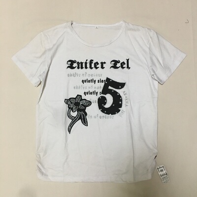 休闲百搭棉质短袖T恤 微瑕