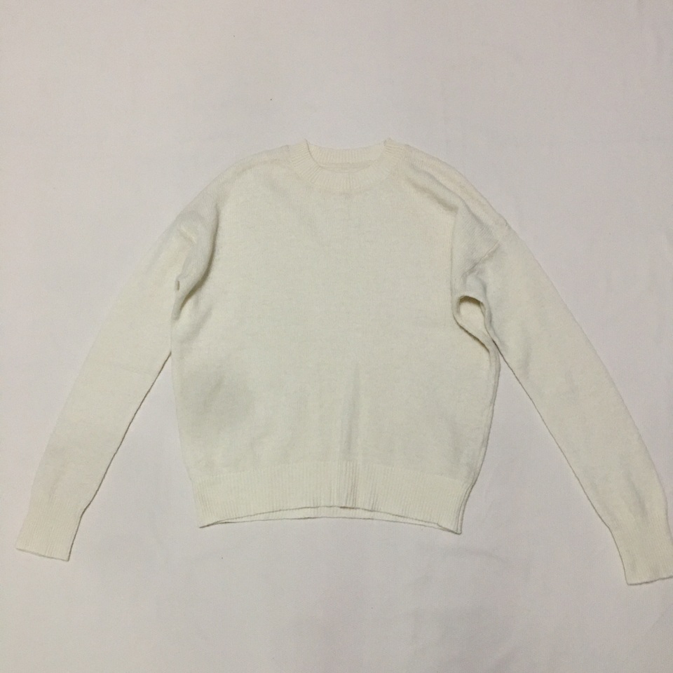 百分百澳洲羊毛 简约净版极简风格圆领薄款长袖套头休闲针织衫