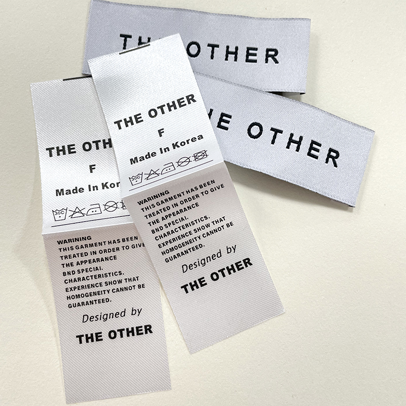 OTHER现货韩国织唛领标标签