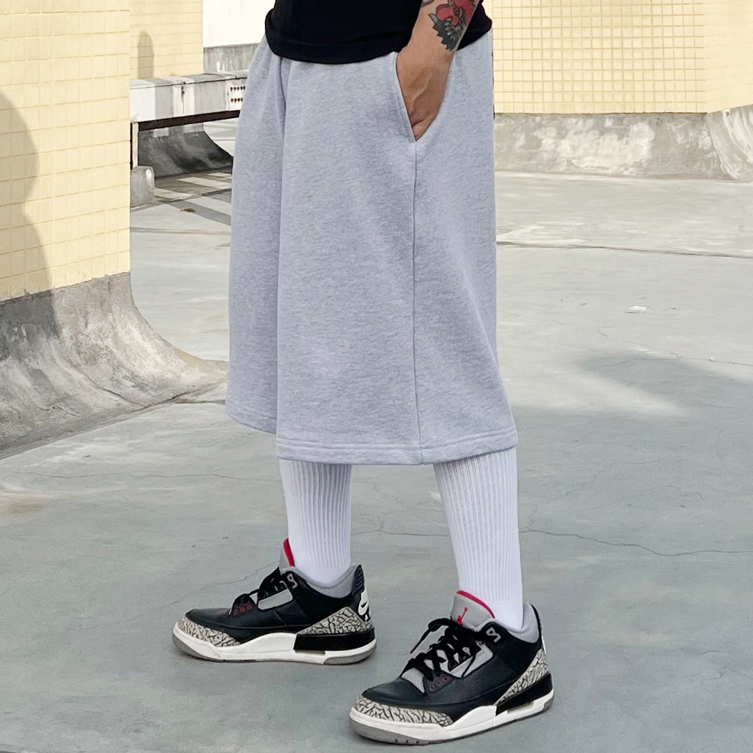 fbs 奇卡诺七分短裤美式复古嘻哈街舞bboy篮球运动健身休闲风宽松