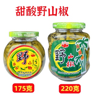 须弥山甜酸野山椒175克/瓶装即食小咸菜野山椒小米辣酸甜口味