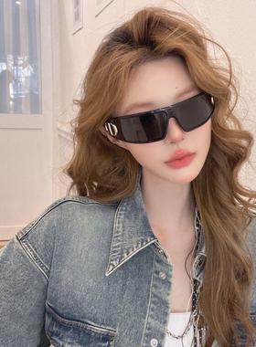 2025新款发箍墨镜女防紫外线太阳镜高级感甜酷一体式显瘦遮阳眼镜