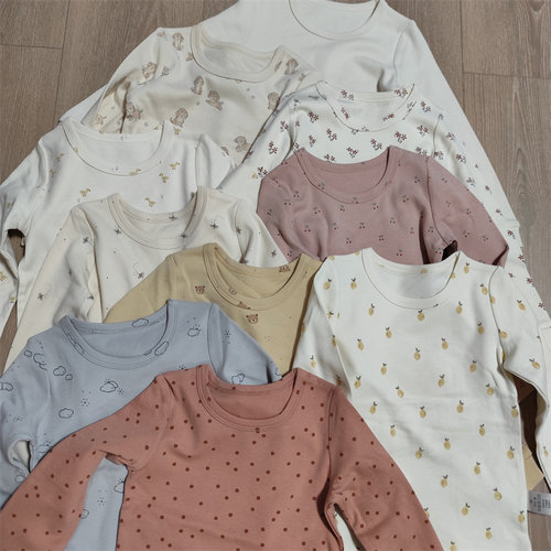 男童女童软糯秋衣秋裤 家居服套装（90-130）