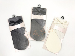 日本购 ANTEPRIMA 奢华镂空性感时尚脚踝蝴蝶结 点缀女网袜短袜