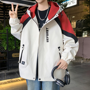 青少年男士夹克港风潮流时尚帅气百搭学生2026新款春秋季薄款外套