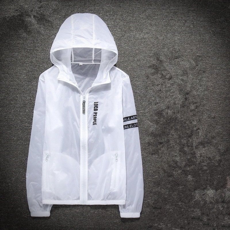 春夏新款超薄透气防晒衣男女户外风衣连帽衫情侣款速干皮肤衣外套