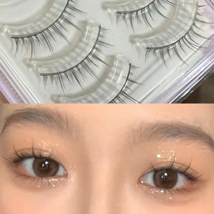 009超自然学生 诗诺媚眼睫毛仙子毛m02自然款 被同学追问 假睫毛