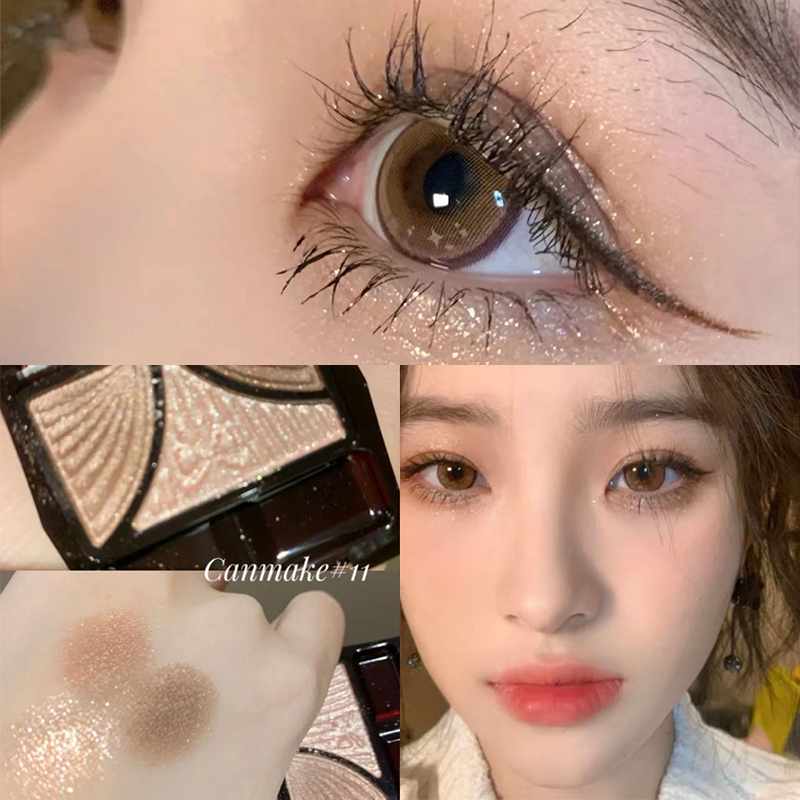 CANMAKE/井田日本蝴蝶结三色眼影