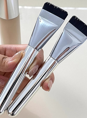 wakemake同款！扁头粉底刷面膜刷无痕超薄一字无暇化妆遮瑕刷底妆