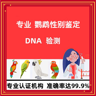 鹦鹉双病毒DNA性别鉴定禽类鸽子玄凤牡丹虎皮鸟类公母检测验卡