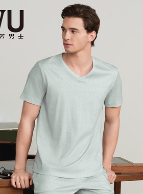 IVU男士夏季短袖T恤UL00249长袖棉麻上衣UL00247睡裤睡衣UL00250
