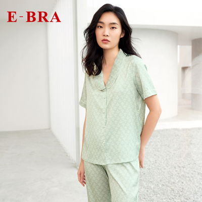 安蓓佳女士冰丝印花凉爽家居服