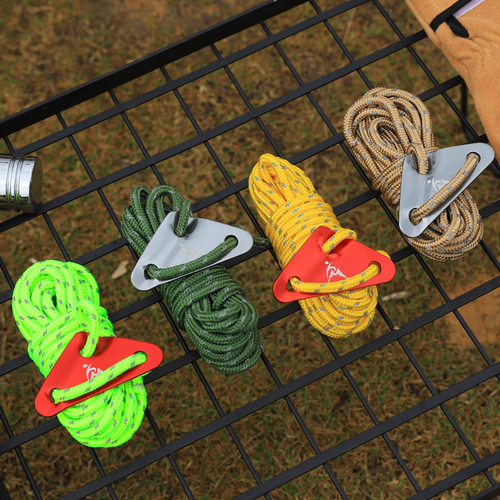 户外露营防风绳加长夜间反光绳搭建天幕固定绳5MM加粗帐篷绳5米