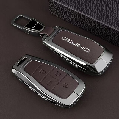 北京BJ40钥匙套BeiJing BJ30壳BJ60增程BJ80/F40/EU5汽车包U5扣X7