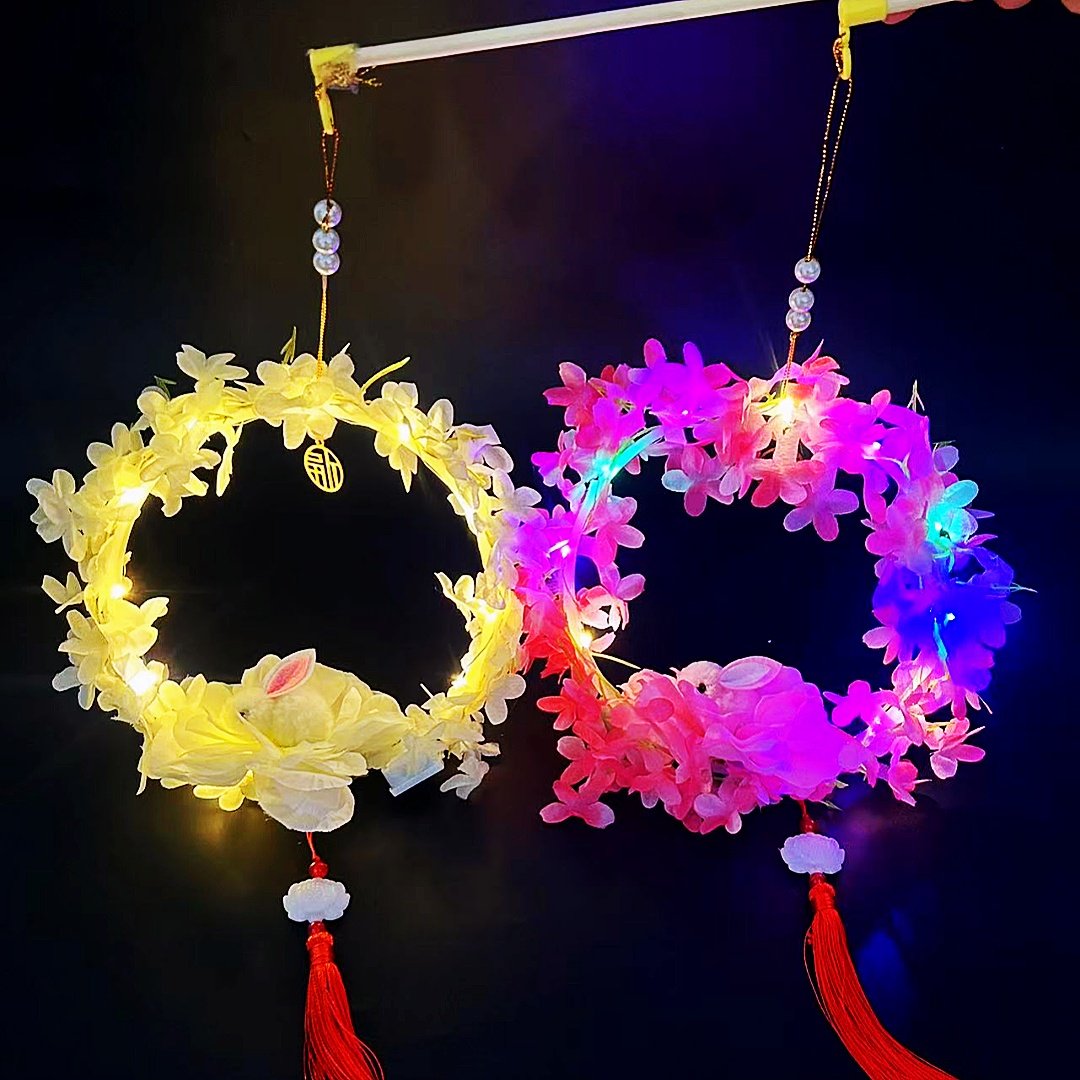 新款网红手提兔子花灯中秋节装饰商场布置吊饰幼儿园活动道具摆摊,节庆用品/礼品,灯笼,淘宝优惠券,粉丝福利购,淘宝优惠卷