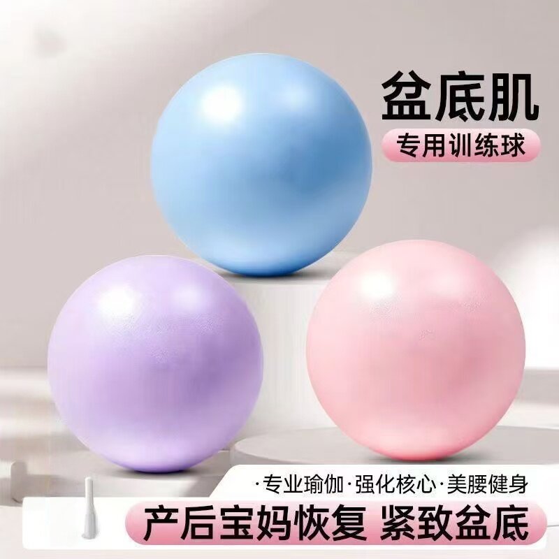 普拉提盆底肌小球瑜伽球加厚多功能健身球塑形产后恢复腿部训练器