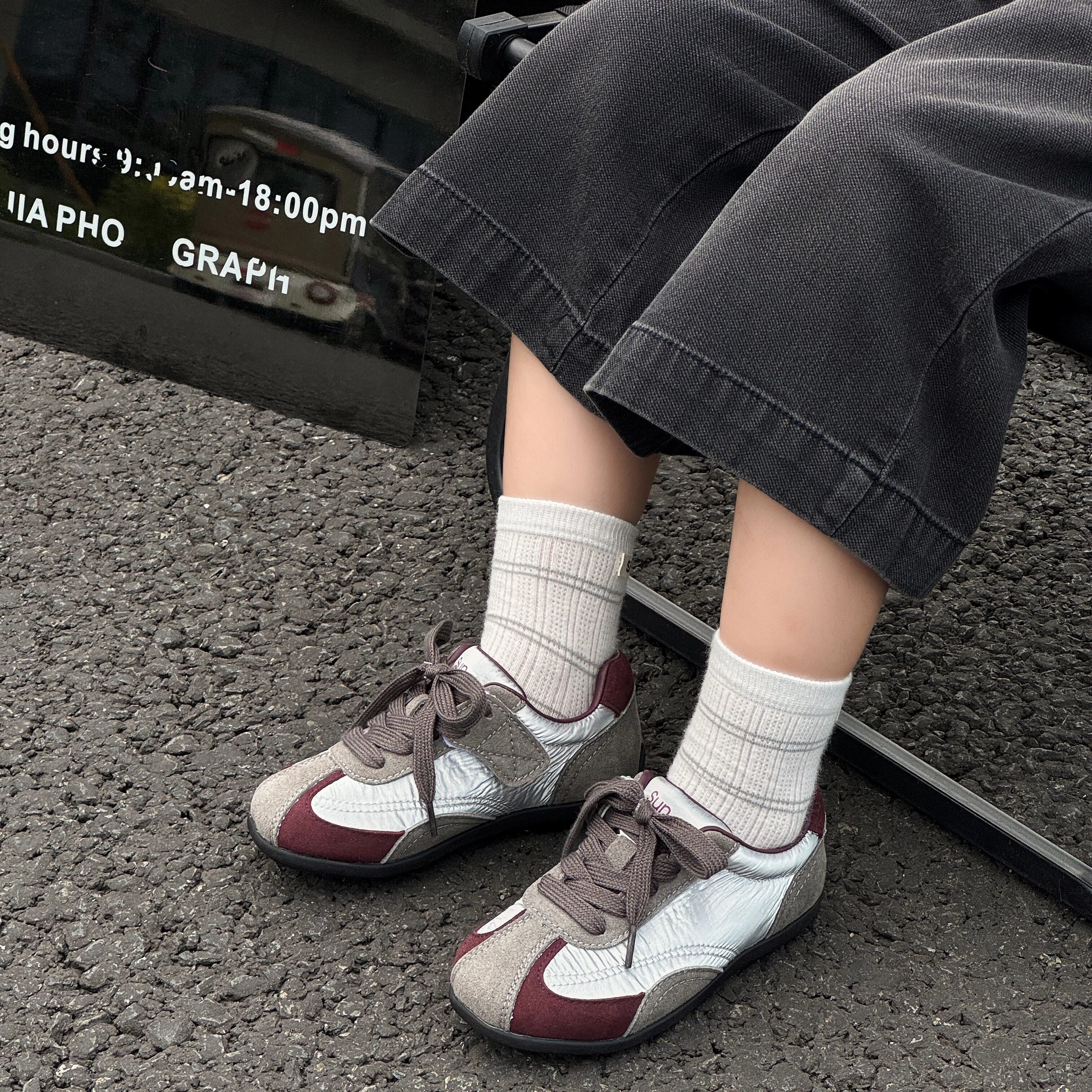 2026秋季男女童真皮软底运动鞋