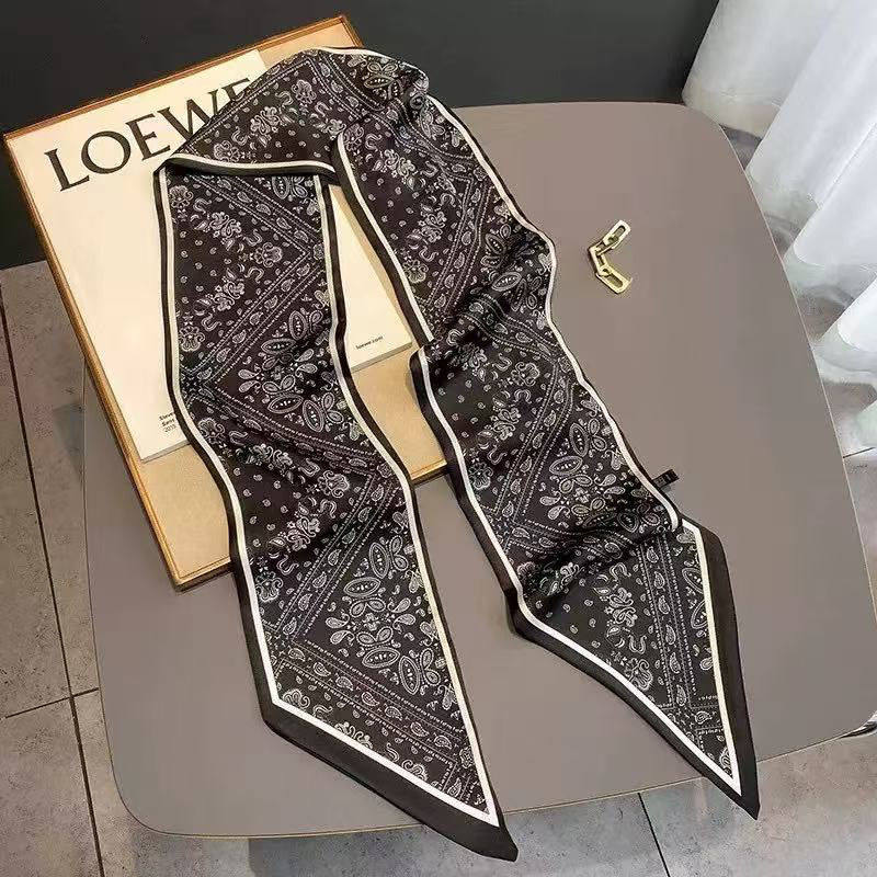 2025新款丝巾腰果法式长条丝巾时尚简约百搭腰带发带绑包飘带配饰,饰品/流行首饰/时尚饰品新,发饰,淘宝优惠券,粉丝福利购,淘宝优惠卷