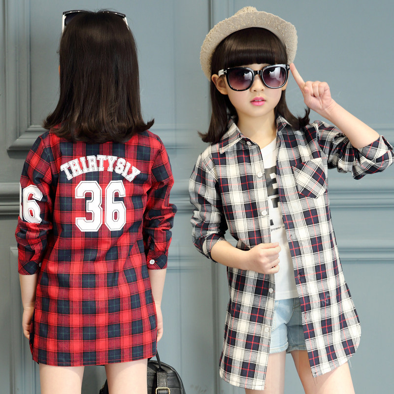 Chemise fille à manche longue - Ref 2086112 Image 1