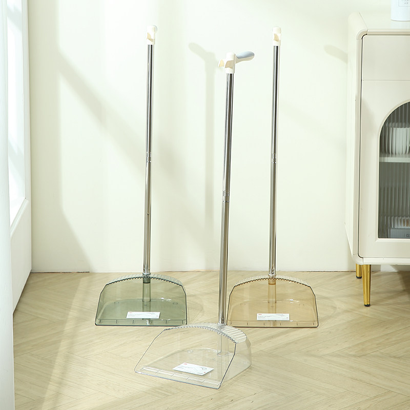 美观好看透明簸箕家用室内不易粘毛发扫地笤帚撮箕垃圾铲子卫生间