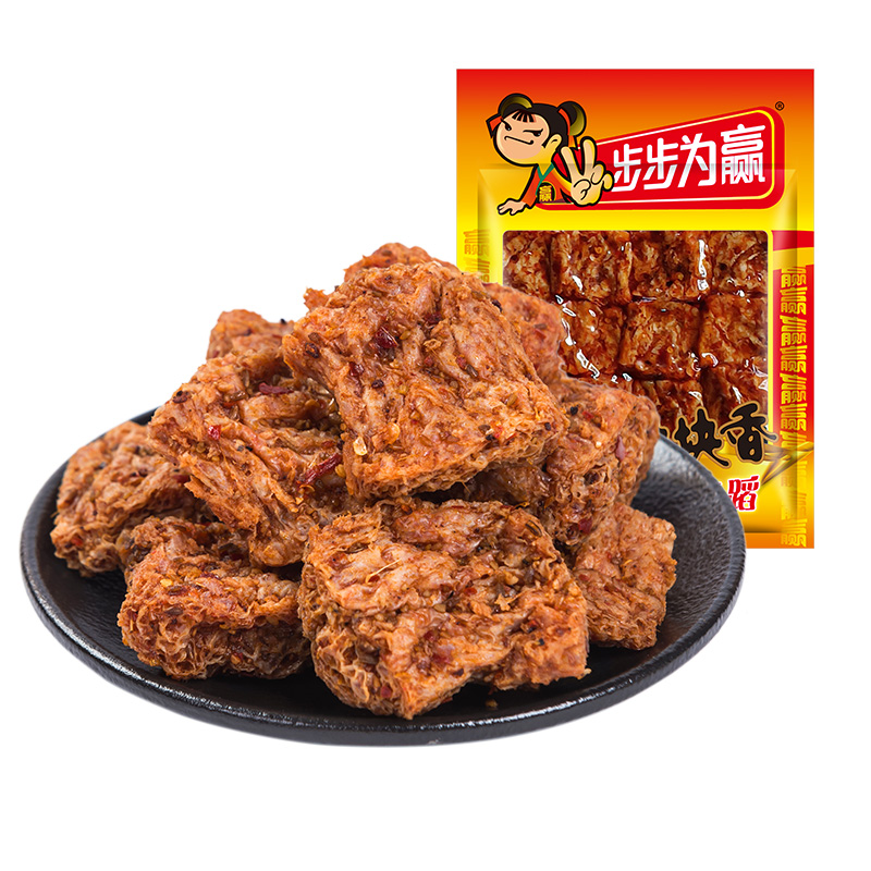 步步为赢块快香86g袋装麻辣豆腐干湖南特产童年回忆零食小吃