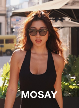 MOSAY复古墨镜圆脸显瘦教师礼物