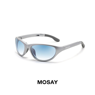 【法老同款】MOSAY银镜蓝时尚太阳镜跑步户外折叠防晒机能感墨镜