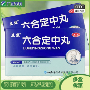 立效 六合定中丸6袋祛暑除湿和中消食夏伤暑湿胸闷恶心吐泻腹痛GD