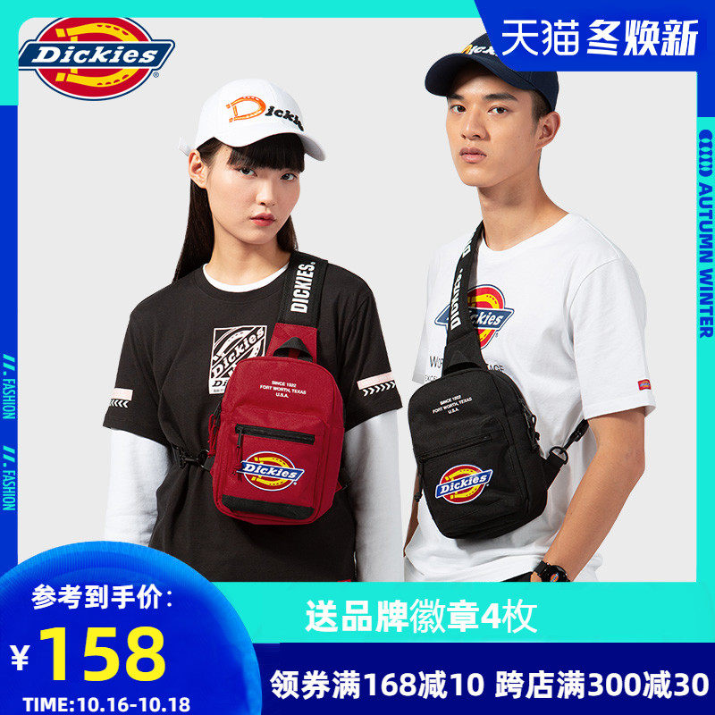 Dickies腰包2020新款男包女包运动户外潮牌印花学生情侣手机胸包