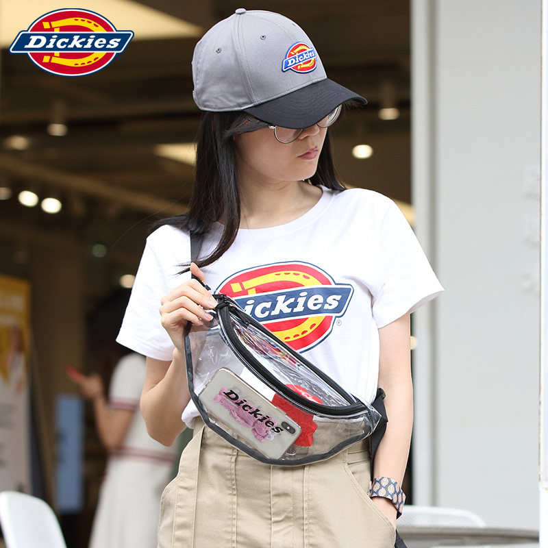 Dickies Chaopai cool and refreshing PVC transparent Inclined shoulder bag Waist pack student jelly Chest pack The single shoulder bagin the Leather/Lady bags/Men's bag, Chest pack category - from Buy2taobao.com to provide professional Taobao agent buy service
