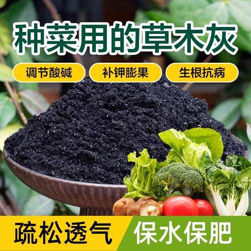 种菜用的草木灰杀虫消毒土壤