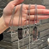 可吹响口哨项链儿童嘻哈吊坠颈链男童小孩男孩街舞走秀装 饰潮流酷