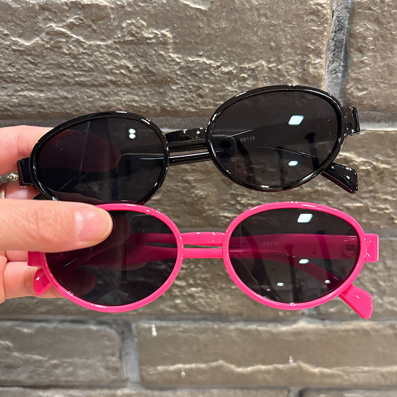 儿童太阳镜小童宝宝糖果色眼镜凹造型走秀眼镜洋气男女童遮阳墨镜