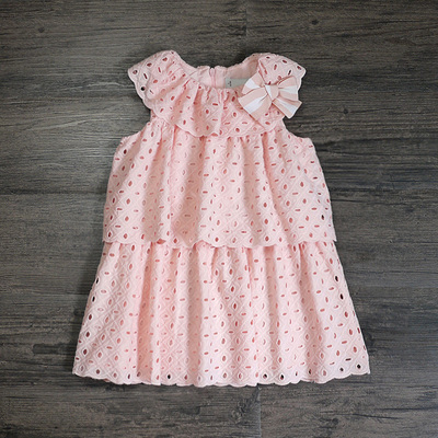 西班牙宫廷风重工镂空蕾丝背心裙