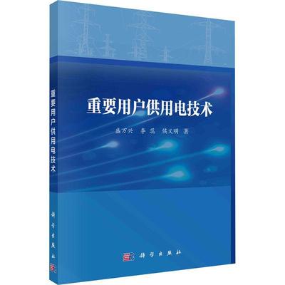 重要用户供用电技术盛万兴  工业技术书籍