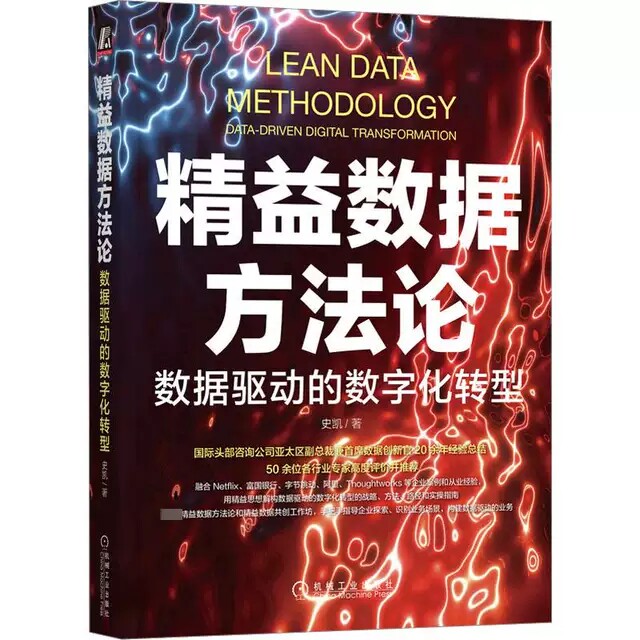 精益数据方法论 数据驱动的数字化转型史凯凯捷咨询全球副总裁20年经验总结精益思想企业管理框架战略 数据分析信息管理书籍