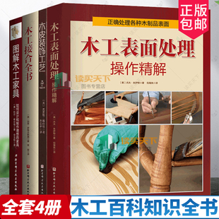 柯林斯木工全书12册任选木工DIY木工接合工具木旋全书车削技艺图解木工家具制作木工表面处理操作精解木皮装 饰工艺木匠技艺指南书