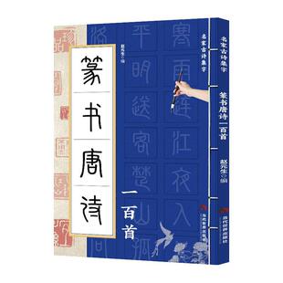 篆书唐诗一百首赵元生  艺术书籍
