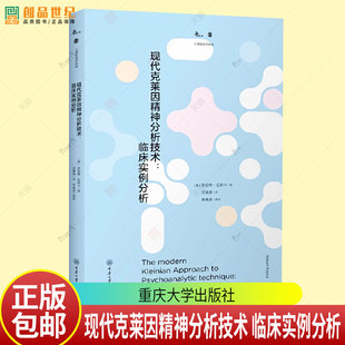 社治疗师如何治疗心理紊乱患者临床技术心理咨询治疗师心理学书籍 鹿鸣心理系列重庆大学出版 现代克莱因精神分析技术 临床实例分析