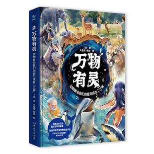 万物有灵 动物教会我们的爱与成长二三事 丁雪著彩绘版一部触动心灵纸上动物纪录片真实动物故事事件为原型改编 儿童文学动物故事